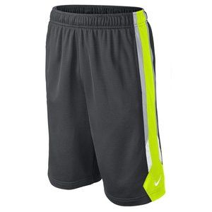 NIKE POTENTIAL Dri-FIT Performance Basketball Shorts Big Boys Gym PE Gray Small